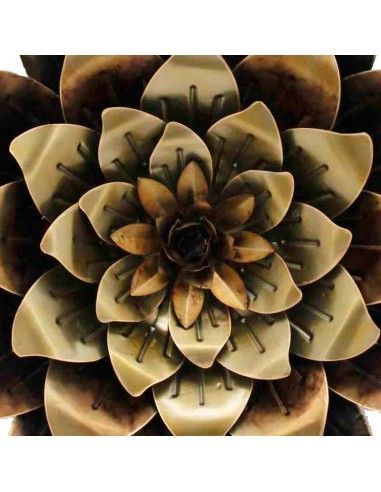 DECORATIVO PARED METAL FLORES