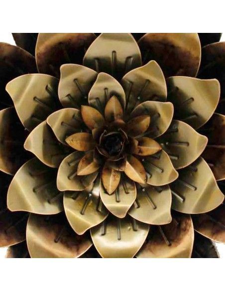 DECORATIVO PARED METAL FLORES