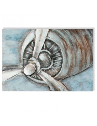 CUADRO AVION EFECTO TRIDIMENSIONAL 80x120