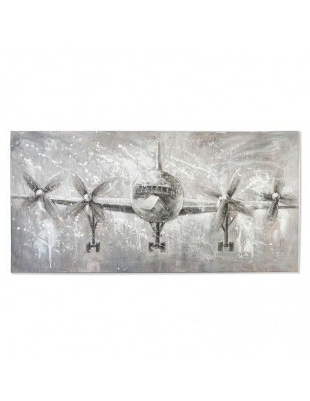 CUADRO LIENZO AVION 200x100