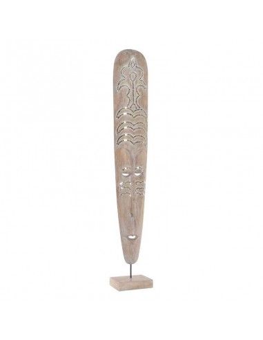 MASCARA MADERA EN SOPORTE