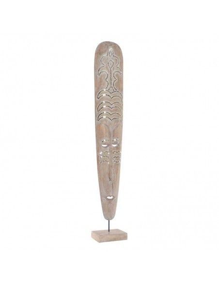 MASCARA MADERA EN SOPORTE