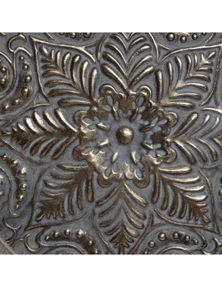 DECORACION PARED REDONDO MADERA - METAL 87cm