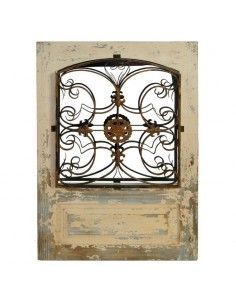 VENTANA MADERA - METAL VINTAGE 107x68