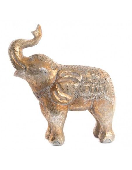 ELEFANTE DE MADERA TALLADA 33x33
