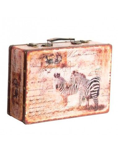 SET DE DOS CAJAS MADERA-LIENZO ANIMALES 30X43