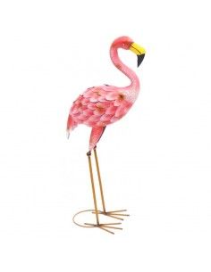 FIGURA FLAMENCO METAL ROJO 72x32