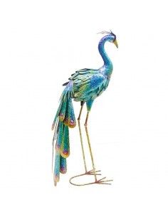 FIGURA PAVO REAL METAL 91x43