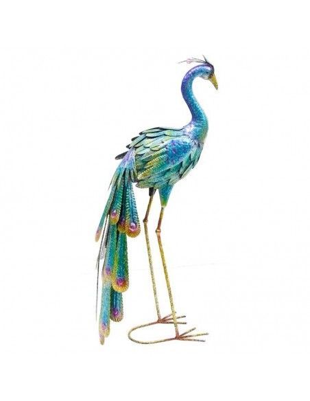 FIGURA PAVO REAL METAL 91x43