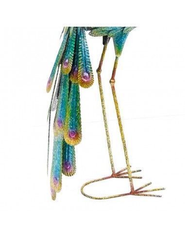 FIGURA PAVO REAL METAL 91x43