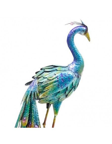 FIGURA PAVO REAL METAL 91x43