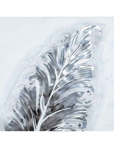 CUADRO HOJA MODERNO 100x100