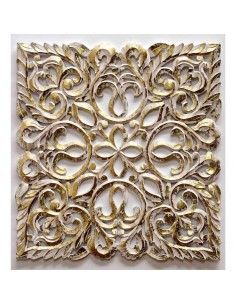 PANEL DORADO RAMAS 80x80