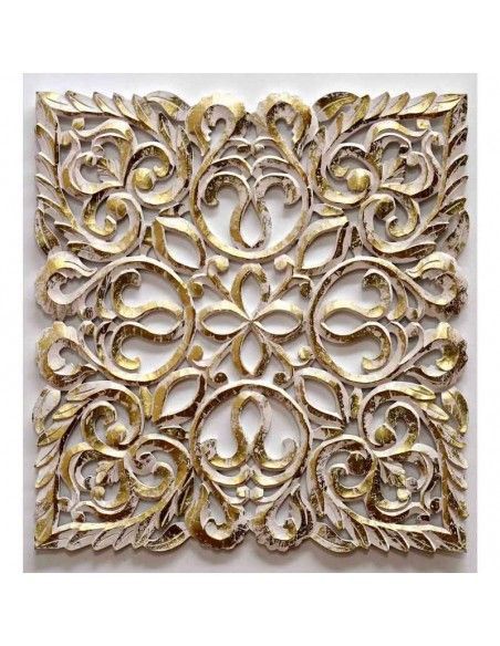 PANEL DORADO RAMAS 80x80