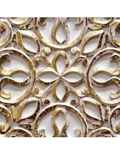 PANEL DORADO RAMAS 80x80 2