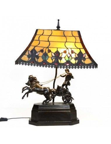 LAMPARA DE SOBREMESA FIGURA ROMANO 63x46