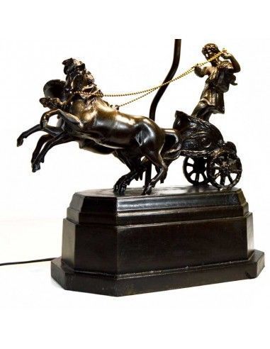 LAMPARA DE SOBREMESA FIGURA ROMANO 63x46