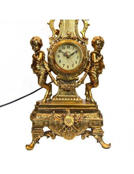 RELOJ LAMPARA DE SOBREMESA CON FIGURA NIÑOS 85X30
