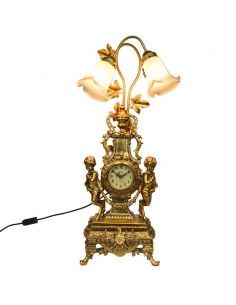 RELOJ LAMPARA DE SOBREMESA CON FIGURA NIÑOS 85X30