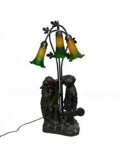 LAMPARA DE SOBREMESA CON FIGURA PAREJA 77X33 2