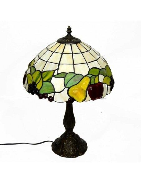 LAMPARA DE SOBREMESA TIFFANY FRUTAL 54x35