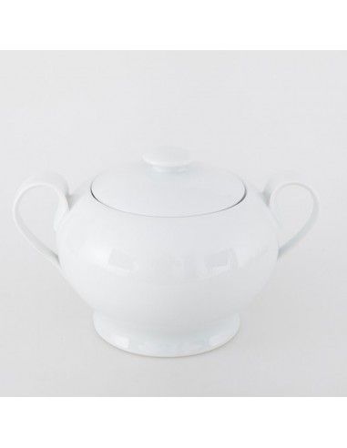 VAJILLA DE PORCELANA  BLANCA 83 PIEZAS