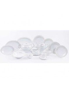 VAJILLA DE PORCELANA HELSINKI 83 PIEZAS