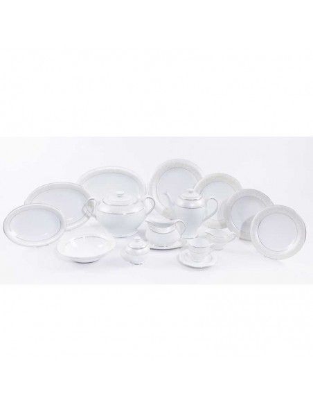 VAJILLA DE PORCELANA HELSINKI 83 PIEZAS