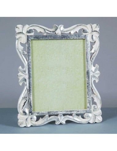 PORTAFOTOS PLATA-BLANCO DECAPE 20x25