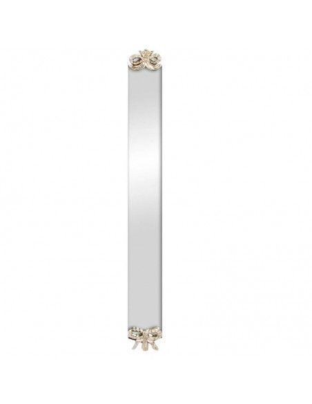 ESPEJO VERTICAL PLATA 122X13