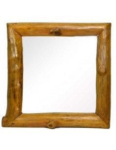 ESPEJO DE MADERA NOGAL