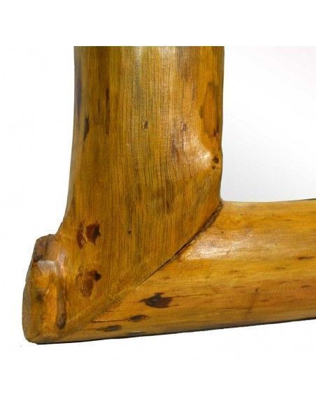 ESPEJO DE MADERA NOGAL