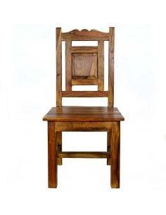 SILLA DE MADERA DE PALISANDRO
