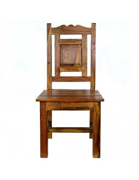 SILLA DE MADERA DE PALISANDRO