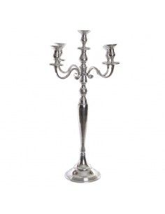 CANDELABRO ALUMINIO 5 VELAS 80x42