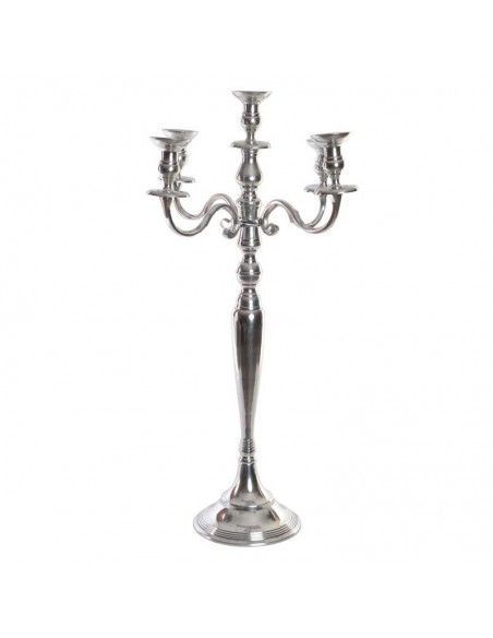 CANDELABRO ALUMINIO 5 VELAS 80x42