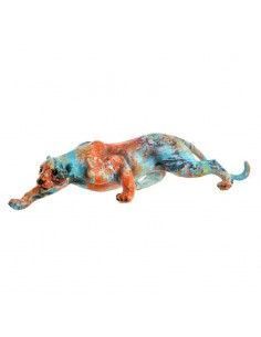 FIGURA LEOPARDO MULTICOLOR 10x37