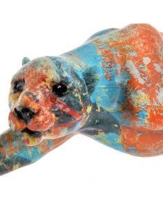 FIGURA LEOPARDO MULTICOLOR 10x37 2
