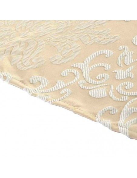 CAMINO DE MESA BEIGE POLIESTER BORDADO 35x135