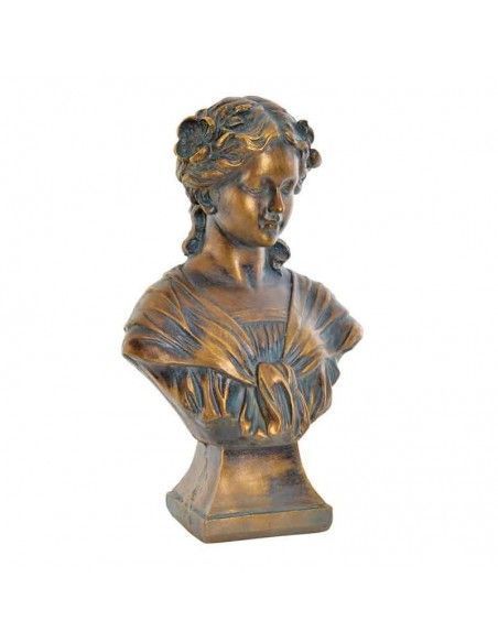 BUSTO MUJER EN FIBRA PIEDRA 42x24
