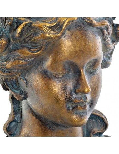 BUSTO MUJER EN FIBRA PIEDRA 42x24