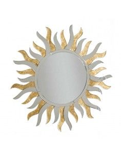 ESPEJO SOL PAN DE ORO O PAN DE PLATA 100cm