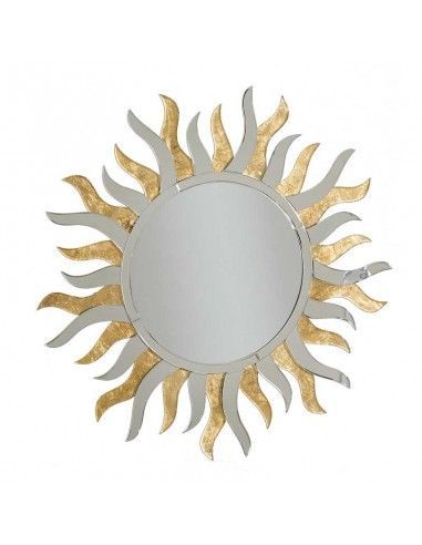 ESPEJO SOL PAN DE ORO O PAN DE PLATA 100cm