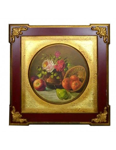 CUADRO BODEGON DE FRUTA 53x53
