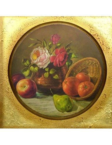CUADRO BODEGON DE FRUTA 53x53