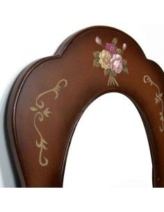 ESPEJO DE MADERA CON FLORES 81x58 2