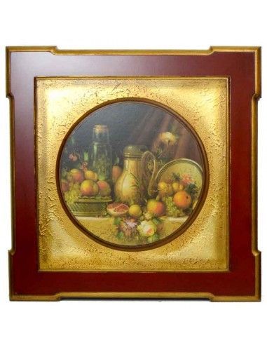 CUADRO BODEGON DE FRUTA 53x53
