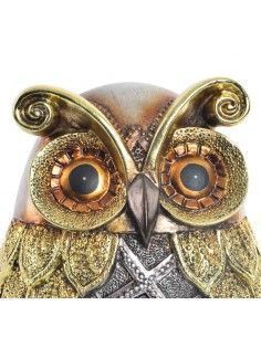 FIGURA BUHO CON MOSAICO 16.5x11.5 o 10.5x7.5 2