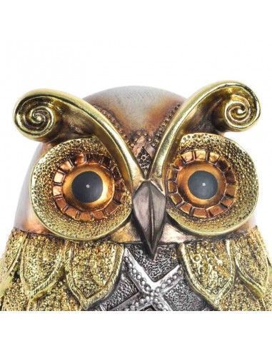 FIGURA BUHO CON MOSAICO 16.5x11.5 o 10.5x7.5