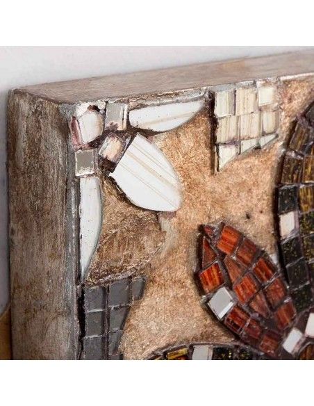 ESPEJO MOSAICO MULTICOLOR VINTAGE 102x76